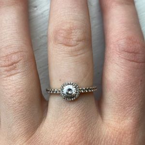 Pandora Halo Promise Ring